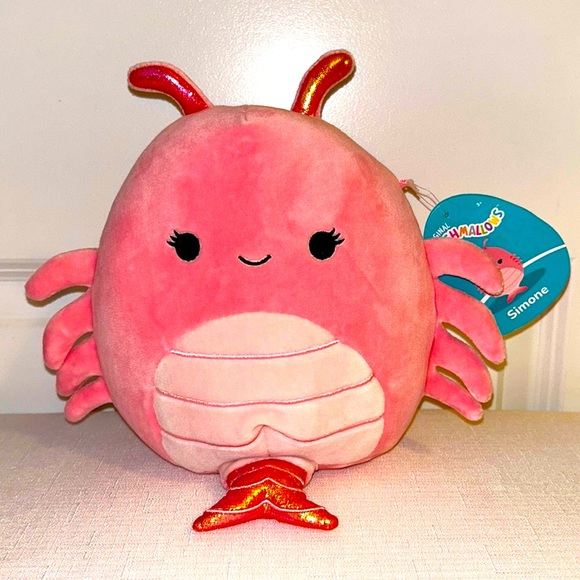 Squishmallows Other - Squishmallows 7” Simone the Shrimp Pink New With Tags